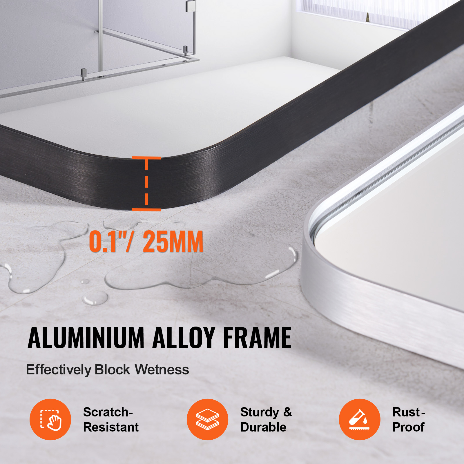 VEVOR Miroir Mural 91,5x182,8x - Sustainable Living Is avis et prix